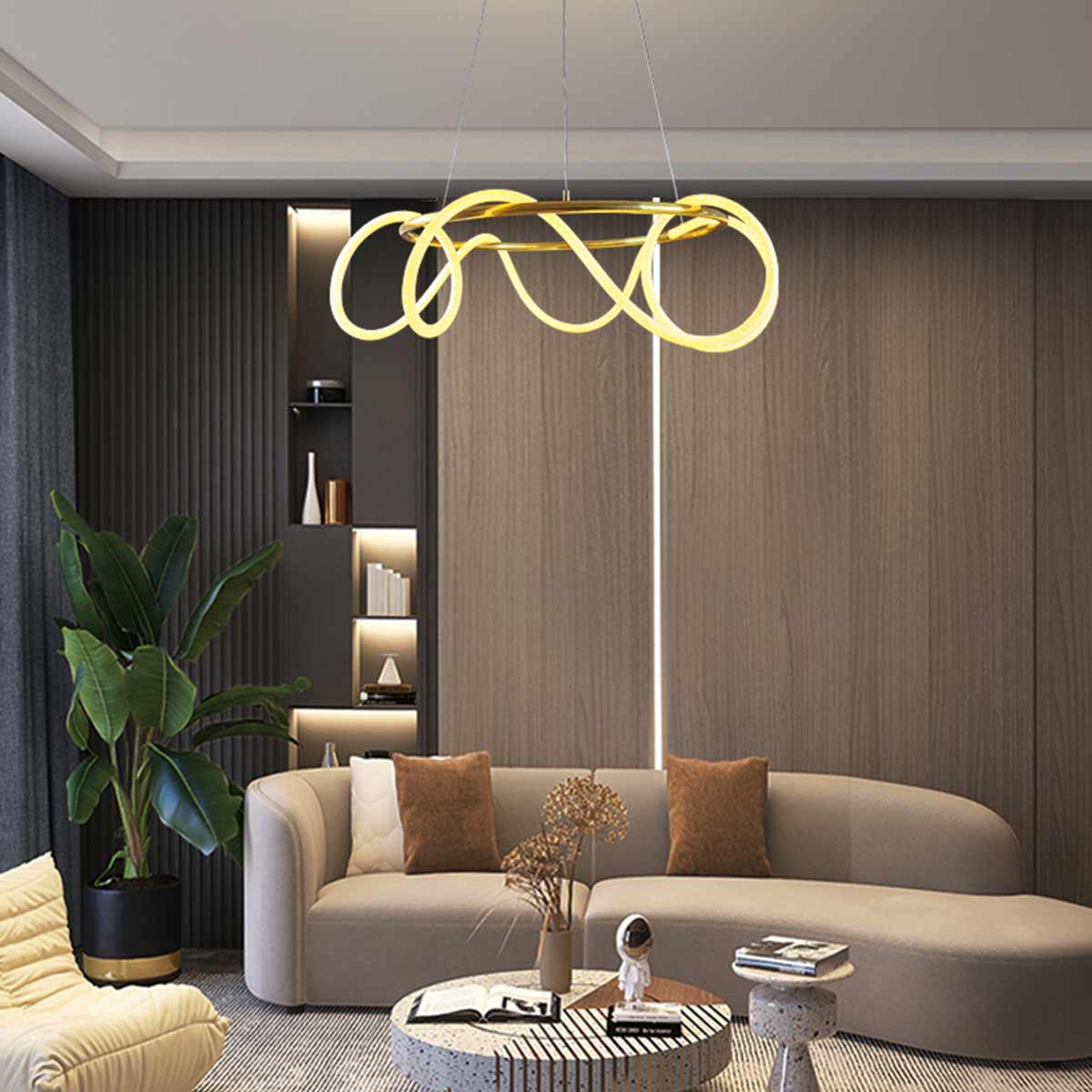 Roparo Rope Pendant Light - 800mm