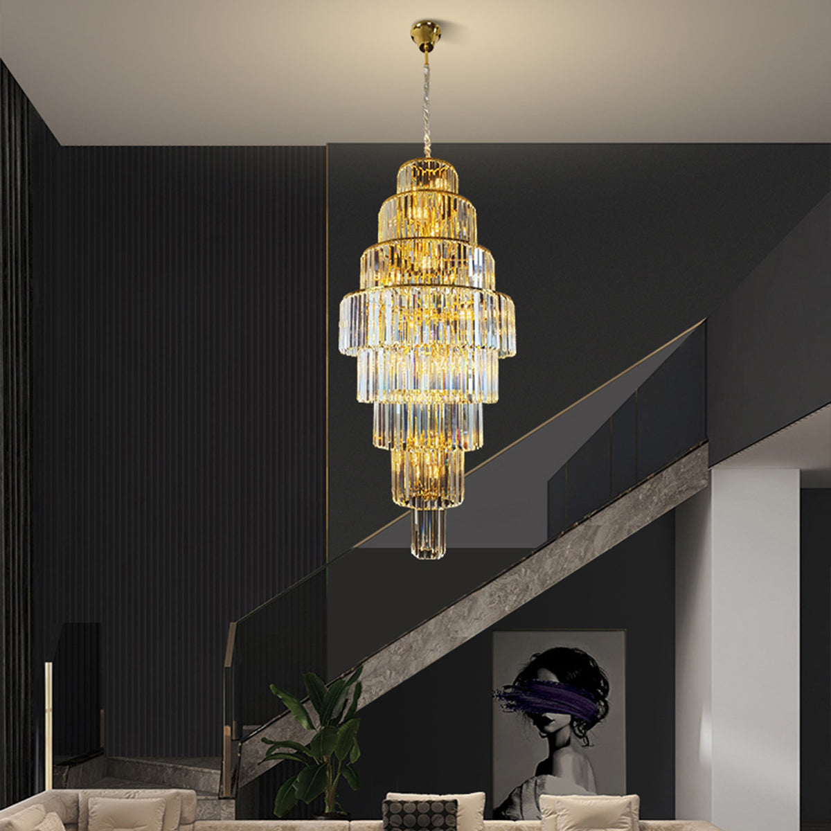 Marinello Crystal Chandelier - Large