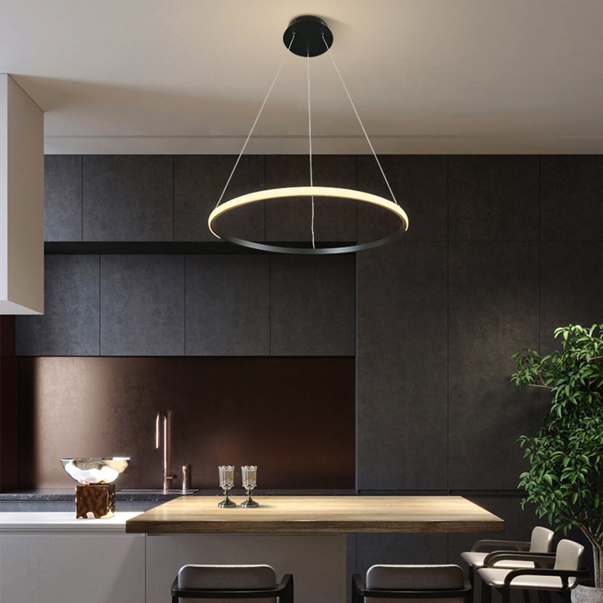 Marcello Small Ring Pendant LED Light