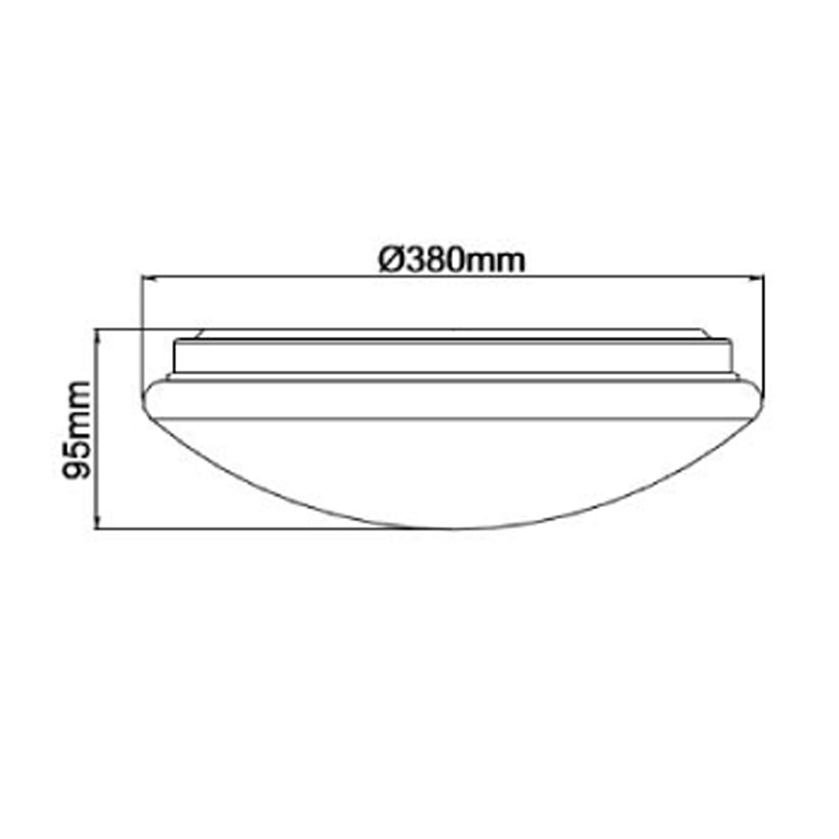 30W LED Oyster Ceiling Light