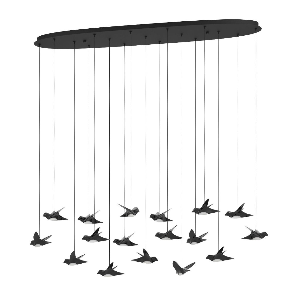 Paratebueno 17 Bird LED Pendant Light - Dimmable