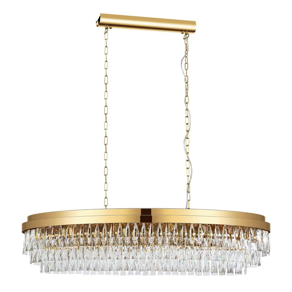Valparaiso 10 Light Crystal Pendant Chandelier