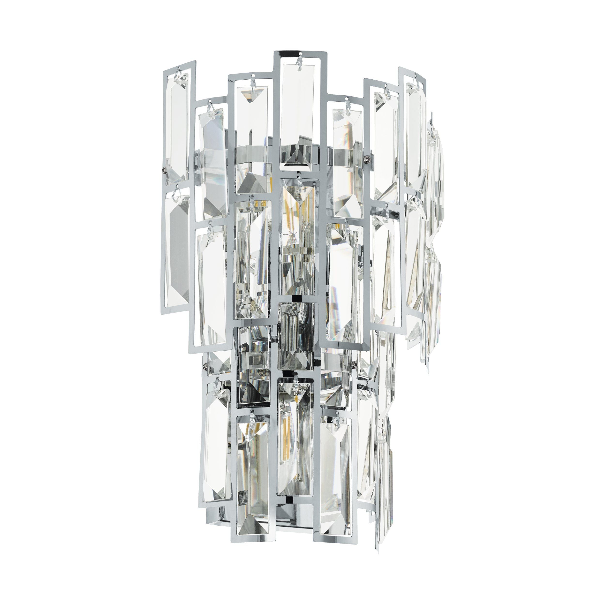 Calmeilles Modern 3LT Crystal Wall Light