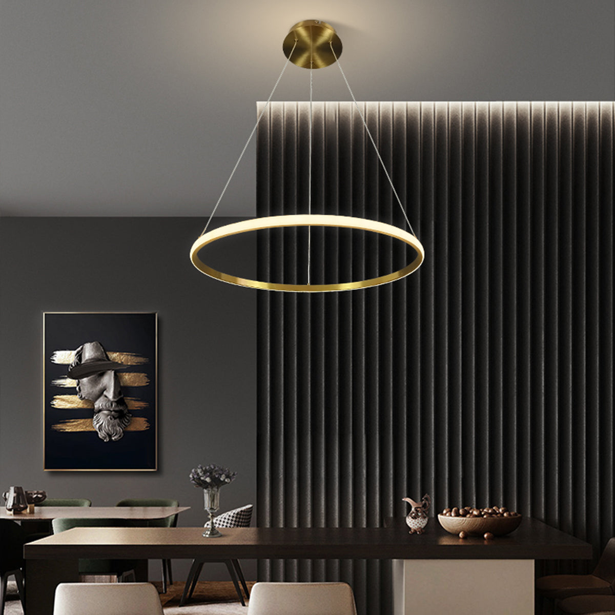 Marcello Small Ring Pendant LED Light