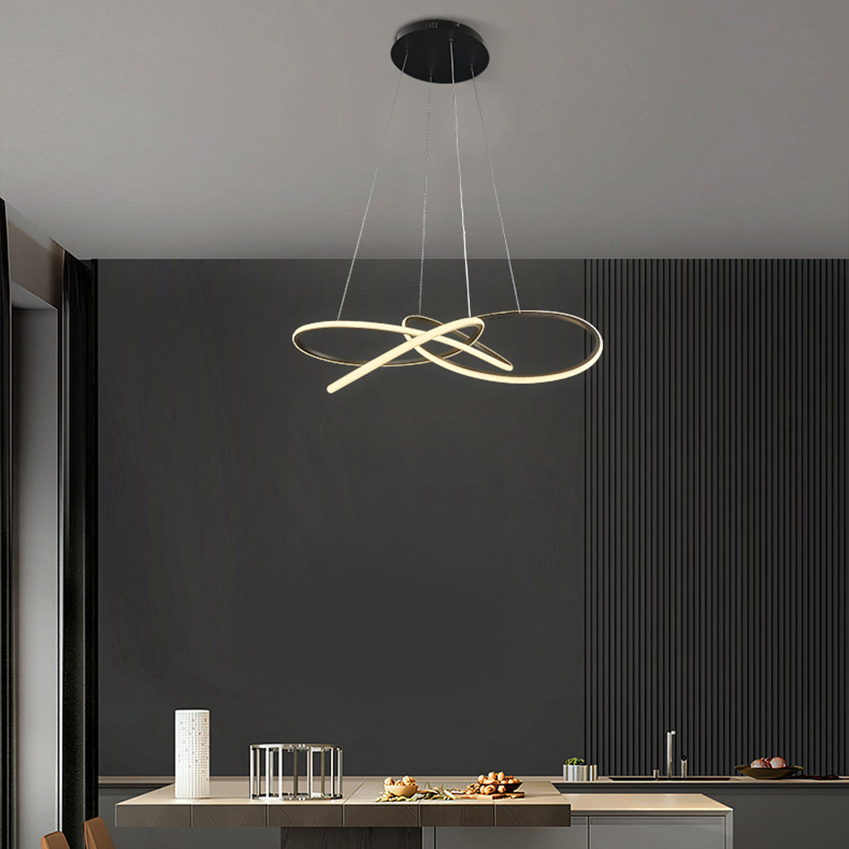 Meteora Infinity Intertwined Pendant Light 1000mm