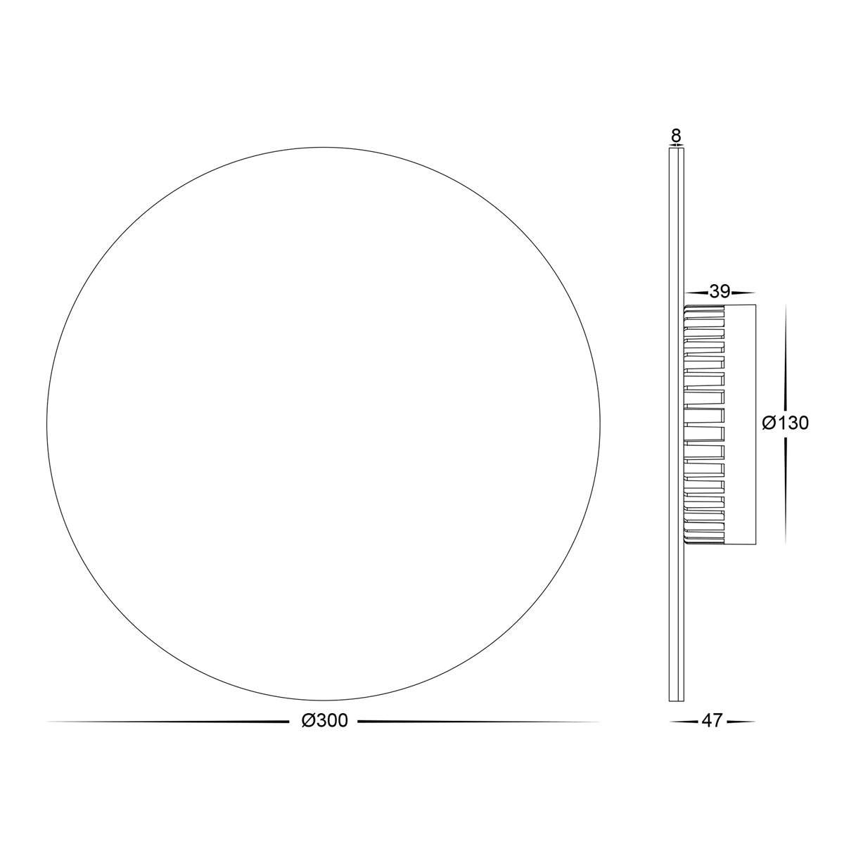 Halo Small Bluetooth RGBW LED Moon Wall Light