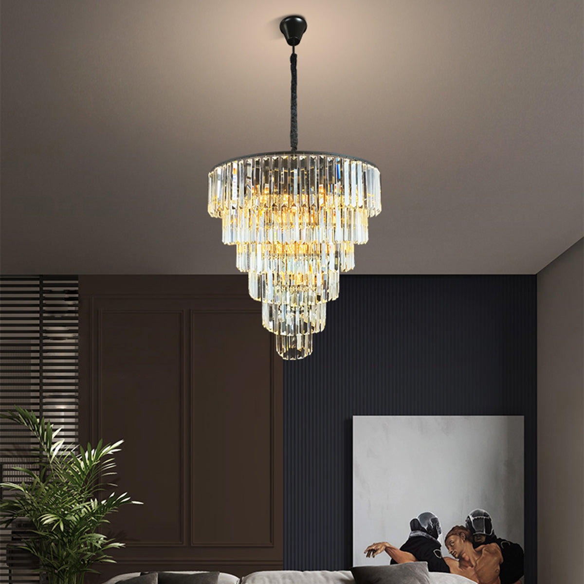 Marinello Crystal Chandelier with 10 Lights