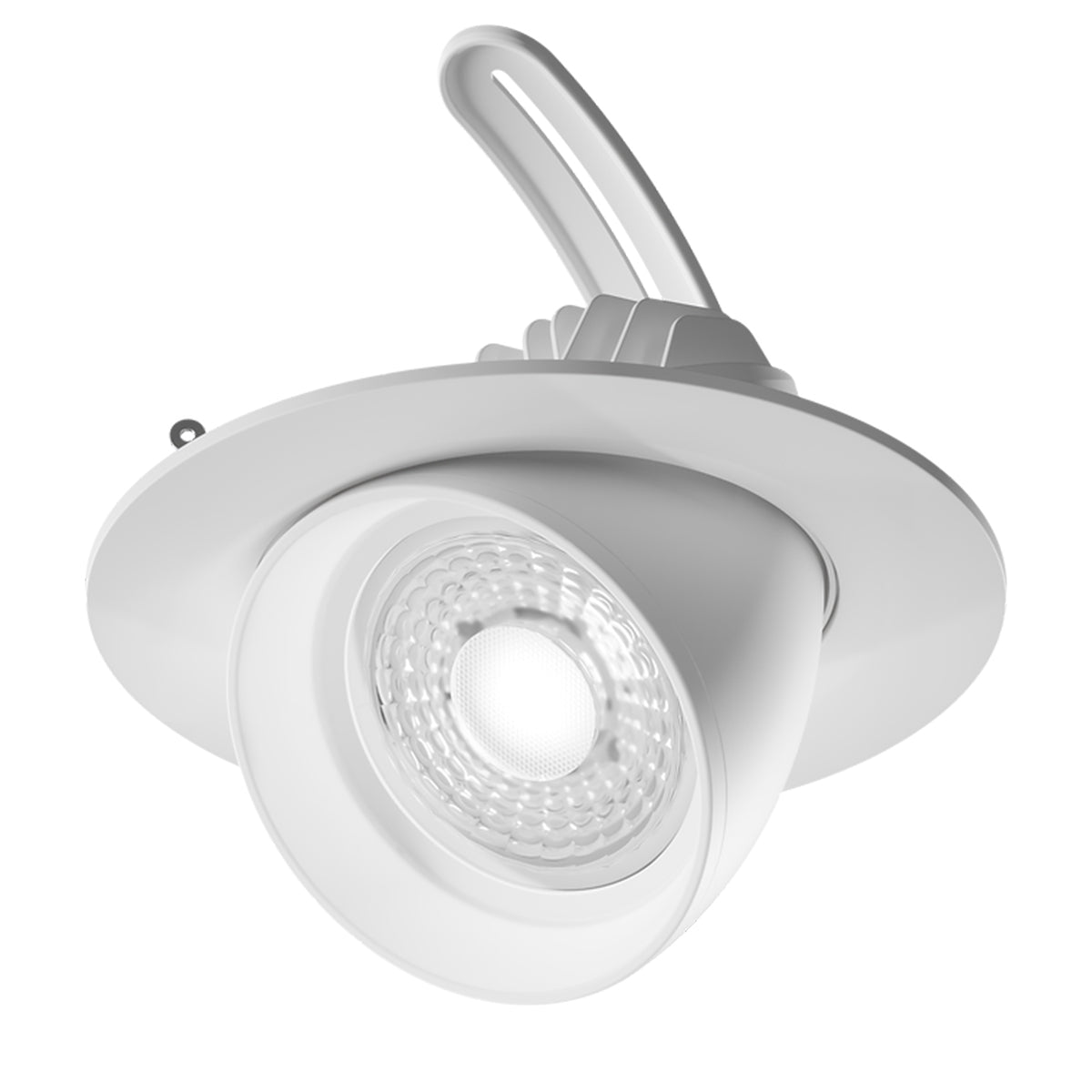 Round LED Gimble Shop Light - Tri-Colour