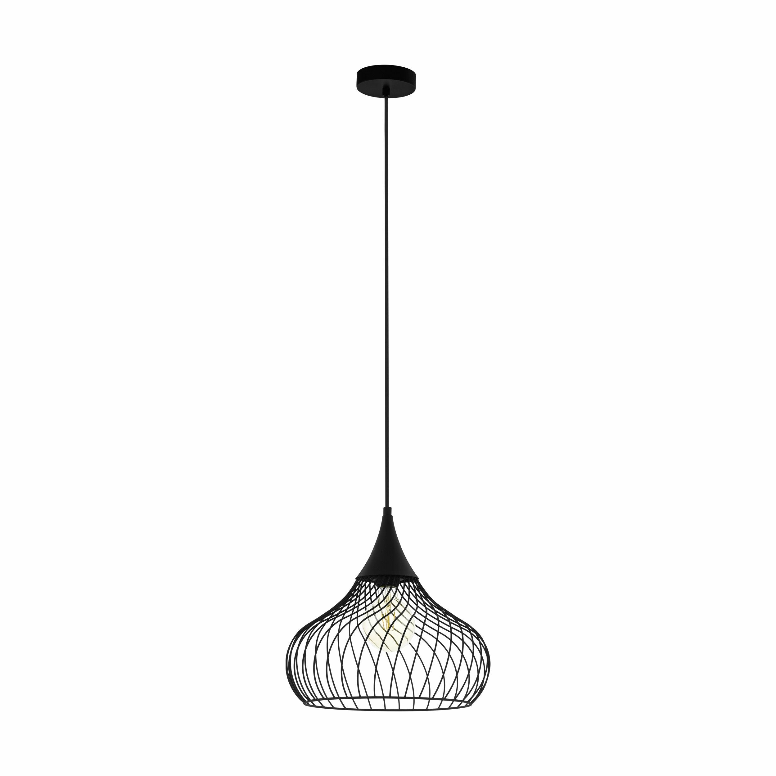Staverton Cage Pendant Light with E27 Lampholder