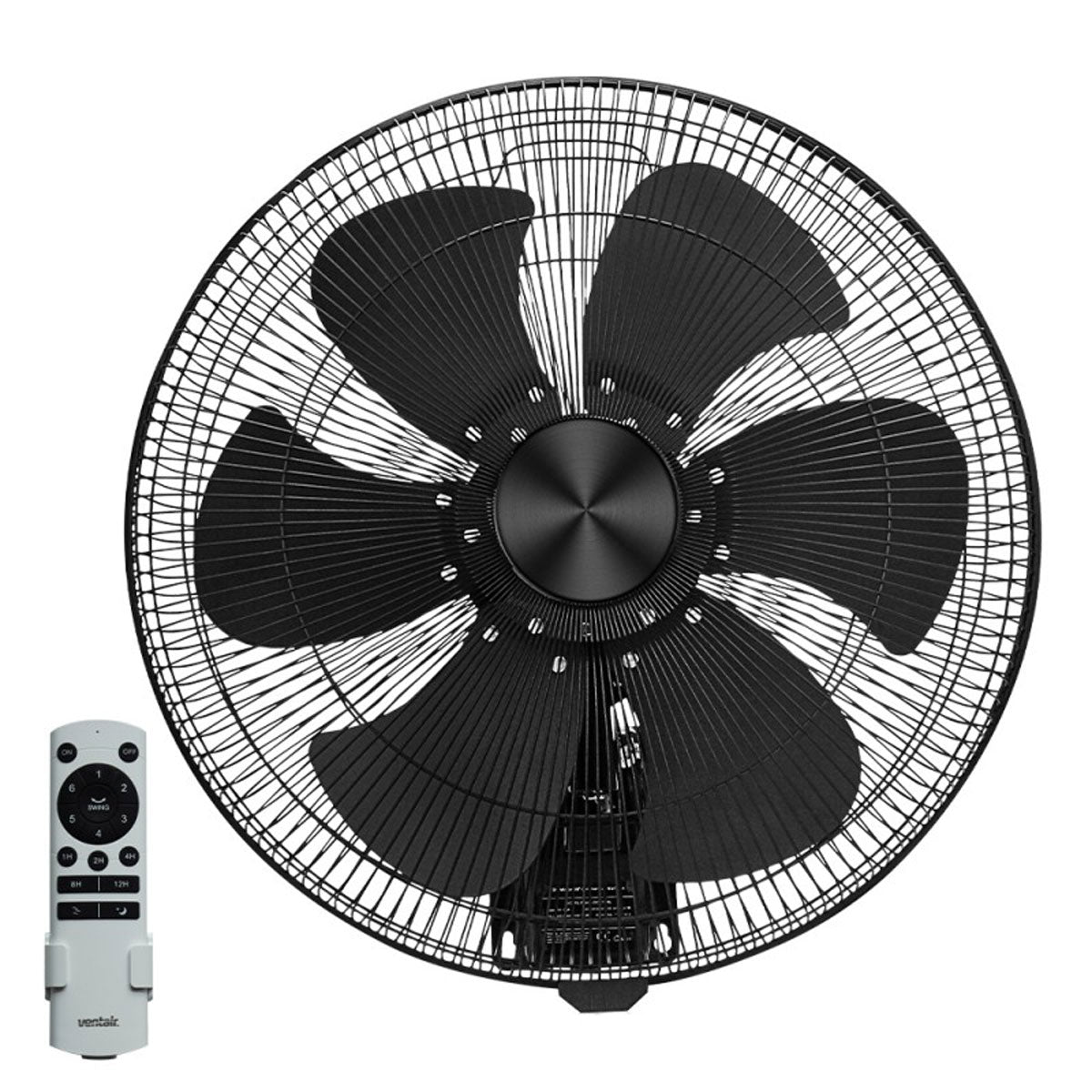 45cm Heavy Duty Oscillating DC Wall Fan with Remote