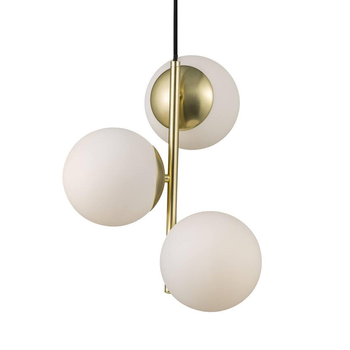 Lilly 3 Light Opal Glass Pendant Light