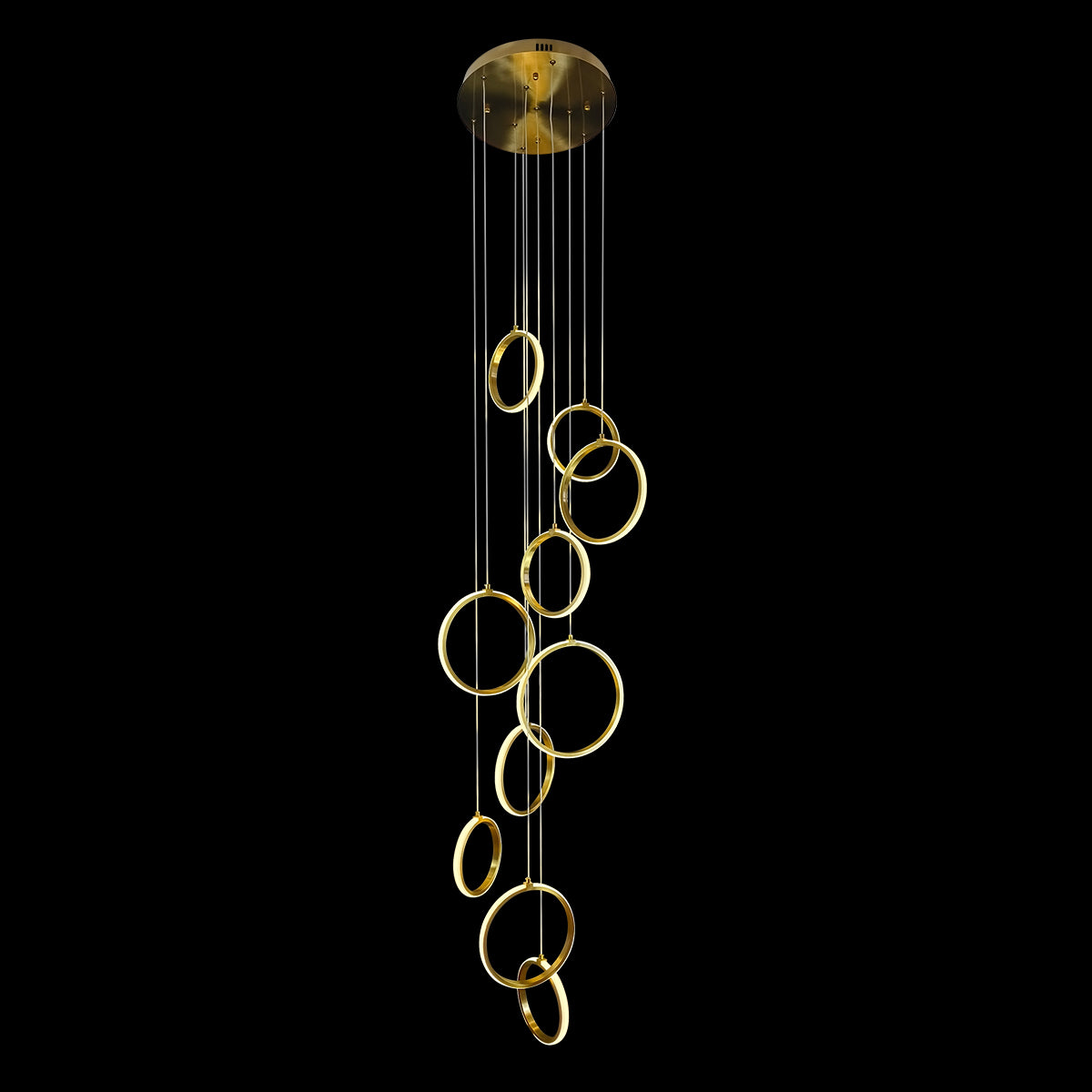 Bolla 10 Ring LED Pendant Light