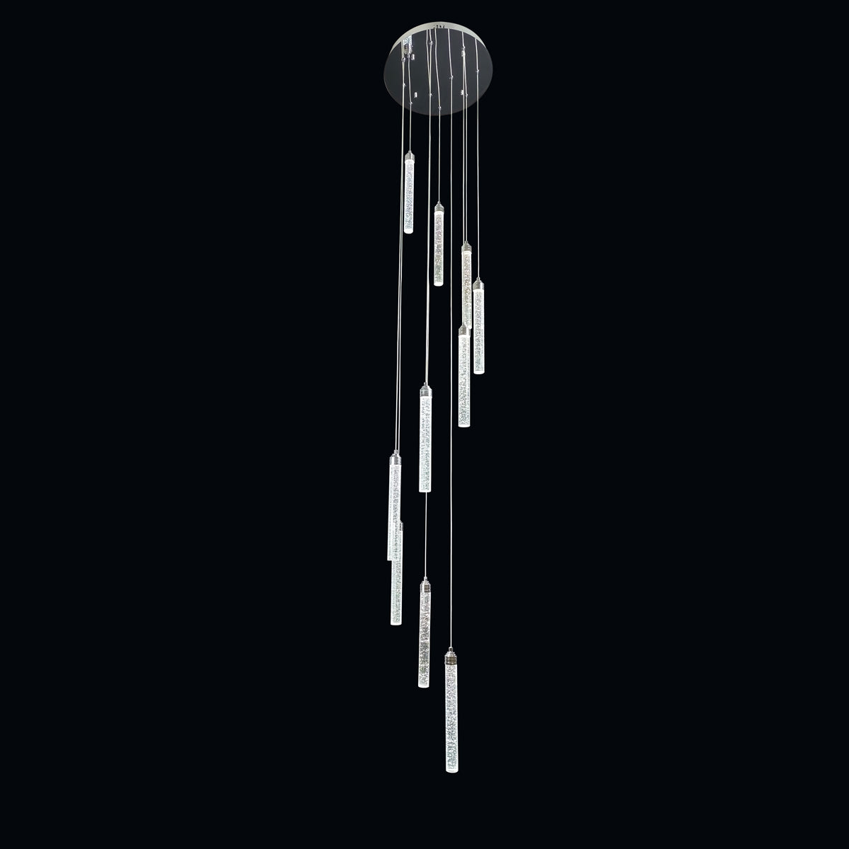 Spiral Pendant Light with 10 LED Lights