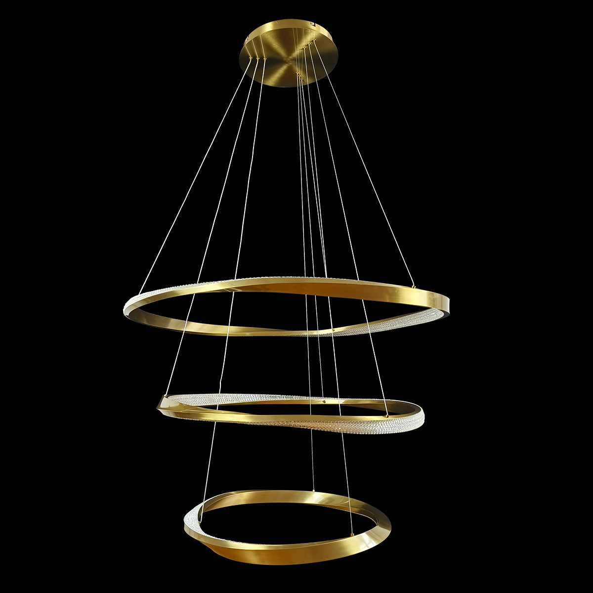 Saturno 3 Ring LED Pendant Light