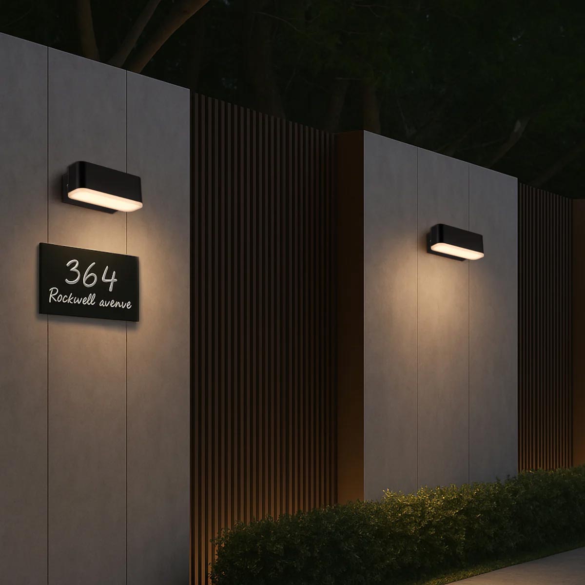 Ziron Exterior Wall Light Tri-Colour LED 100mm