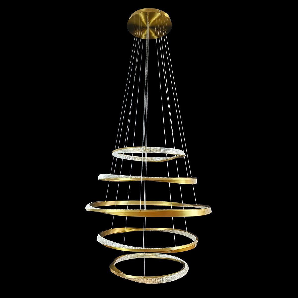 Saturno 5 Ring Pendant LED Light