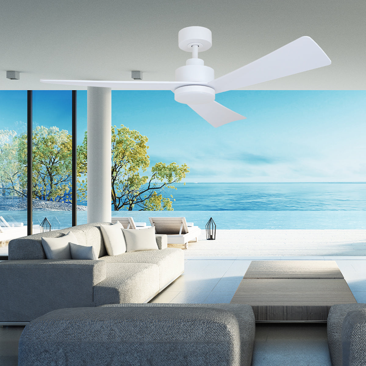 Bronte 52" DC Ceiling Fan with LED Light & Remote