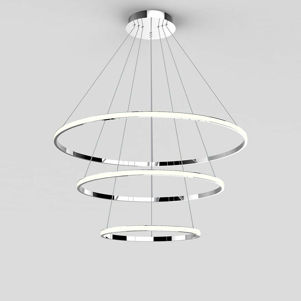 Crown 3 Ring LED Pendant Light