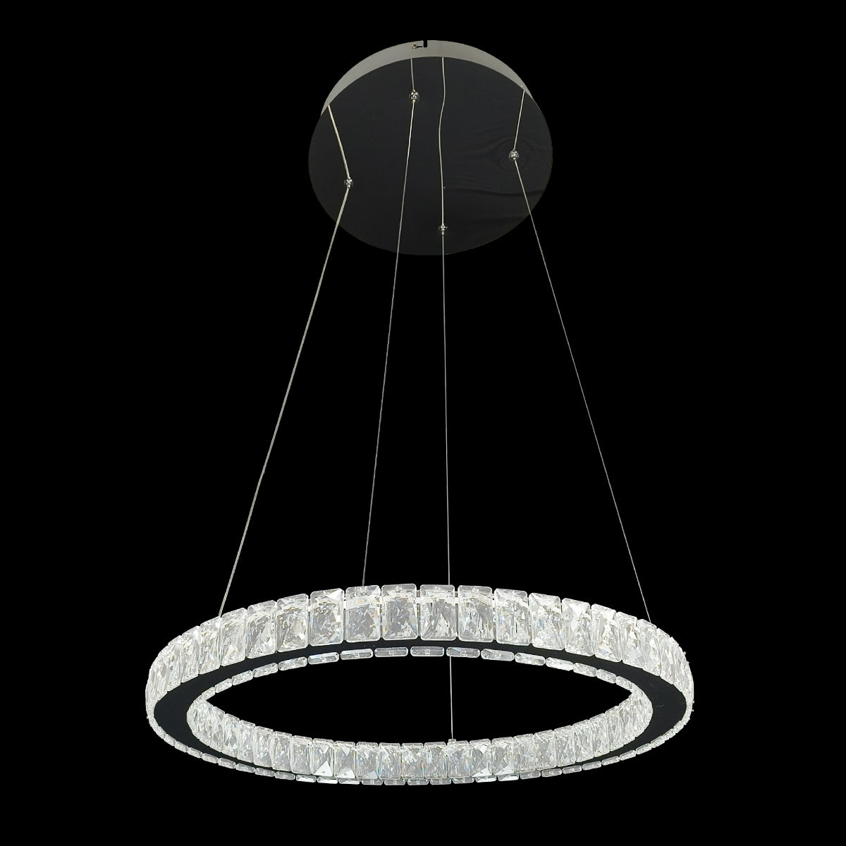 Rozanno 1 Ring Pendant - Chrome - Tri-Colour -Chrome