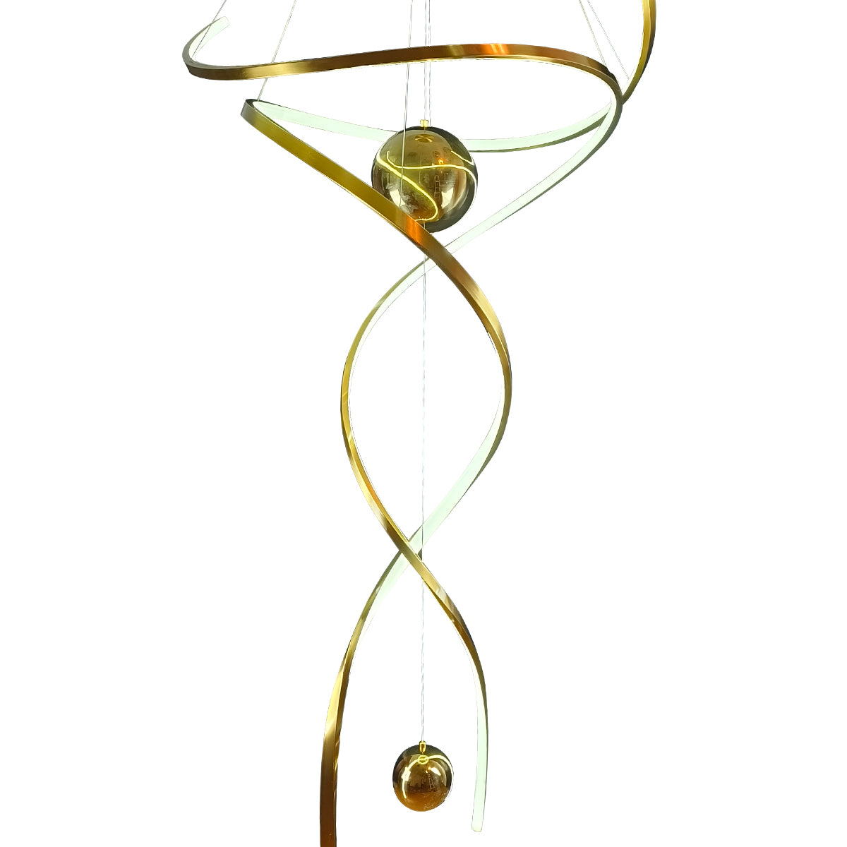 Galassia Metal Swirl Pendant Light - Small