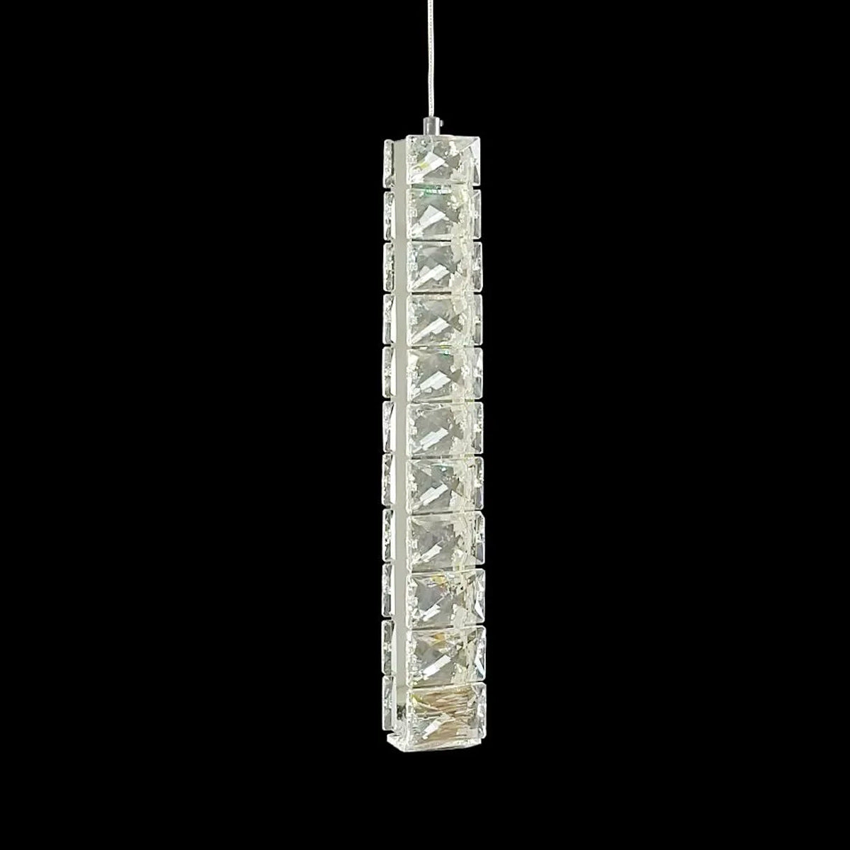 Trechizio 7 Linear Crystal Pendant LED Lights
