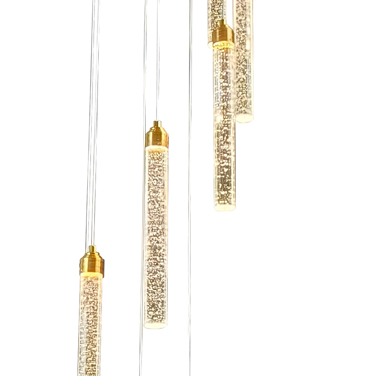 Spiral Pendant Light with 10 LED Lights