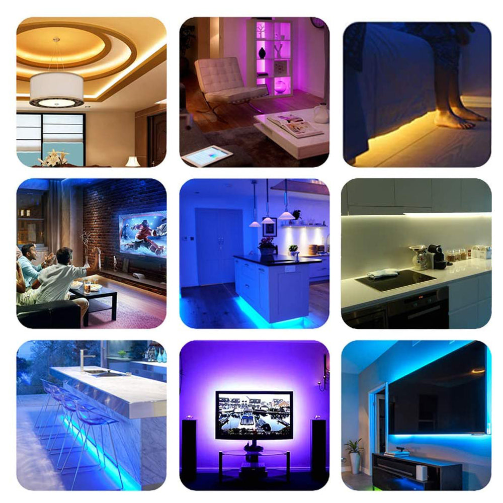 5m LED Smart Strip RGB Light Kit - Flexible Fitz