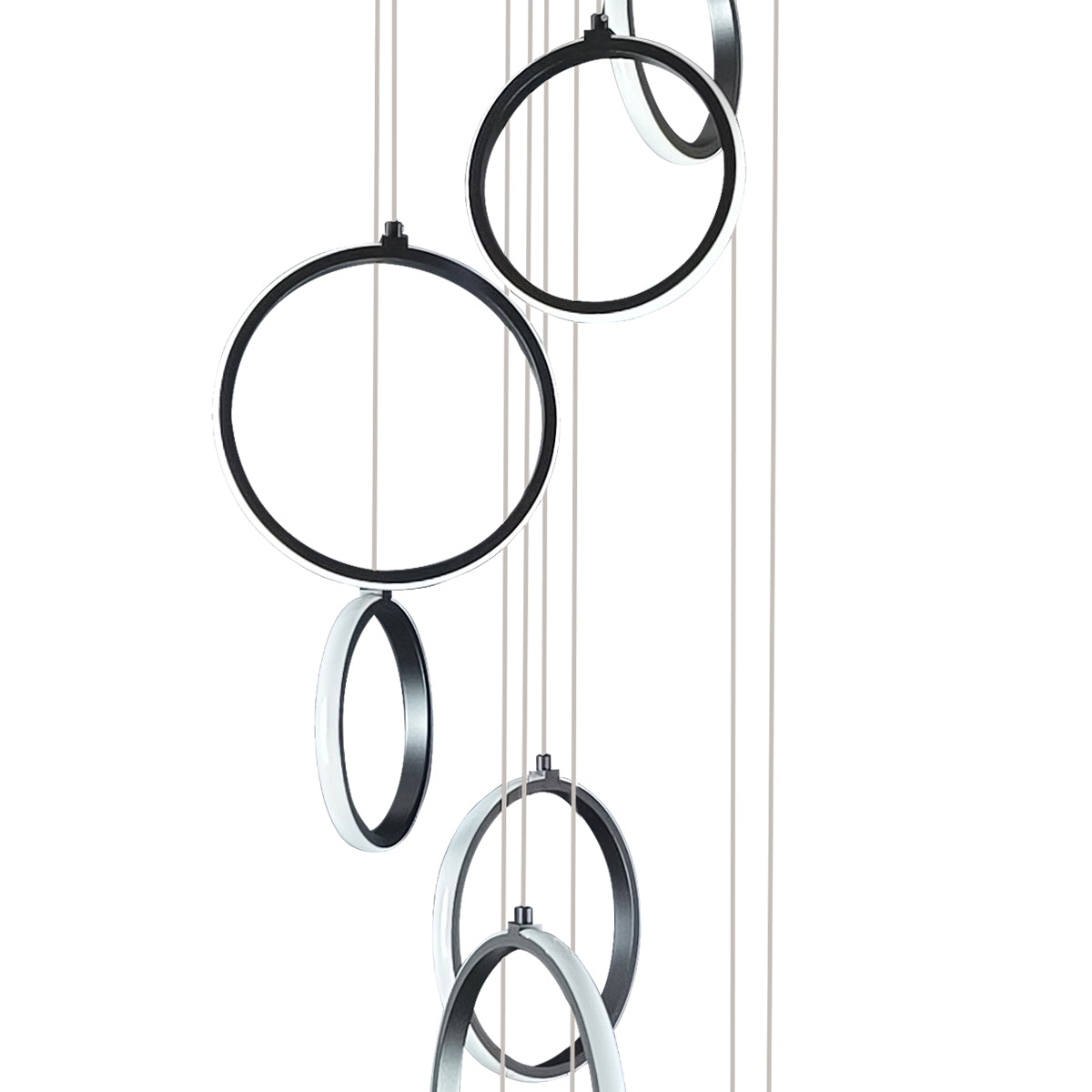 Bolla 10 Ring LED Pendant Light