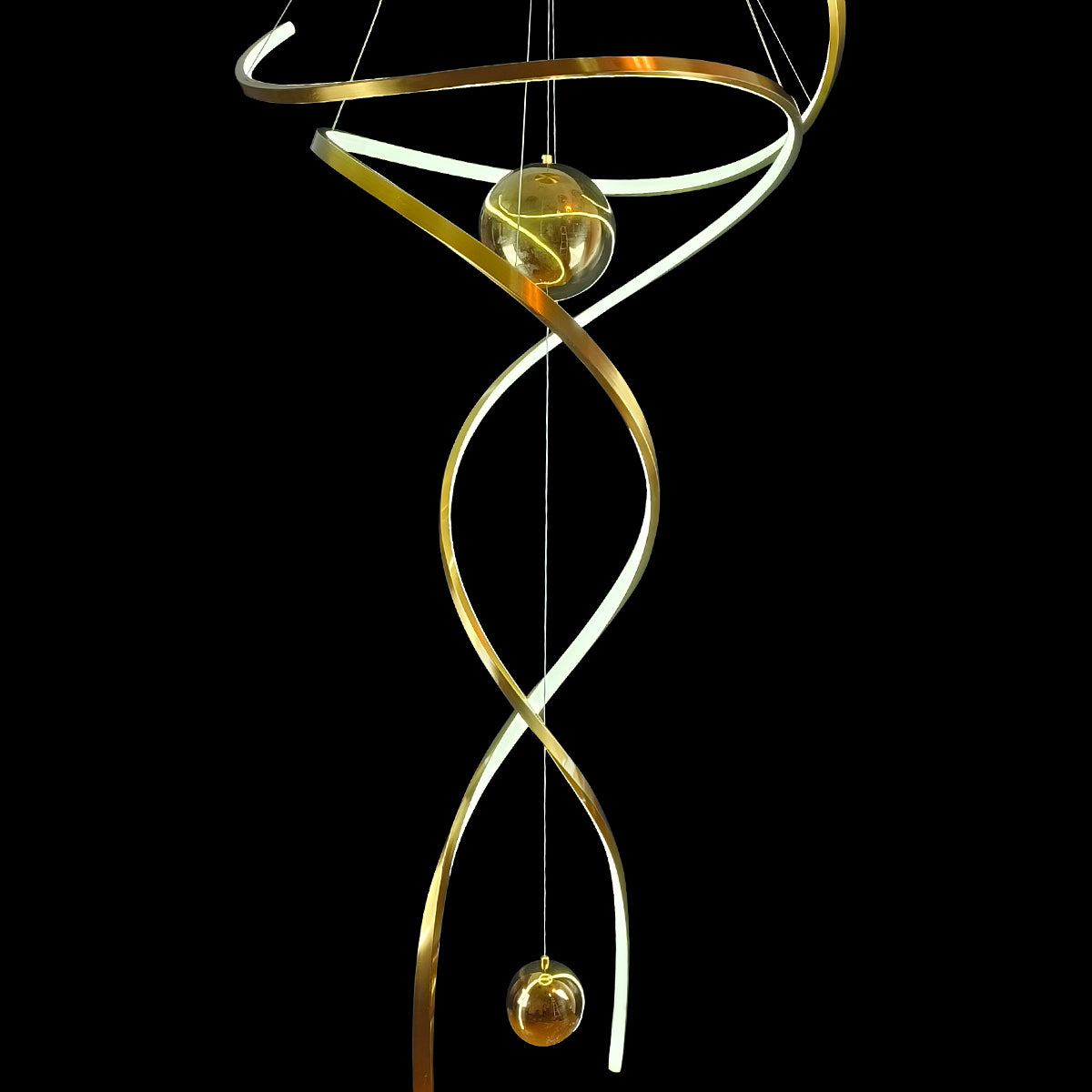 Galassia Metal Swirl Pendant Light - Small