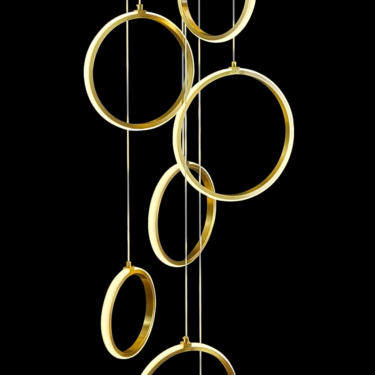 Bolla 10 Ring LED Pendant Light