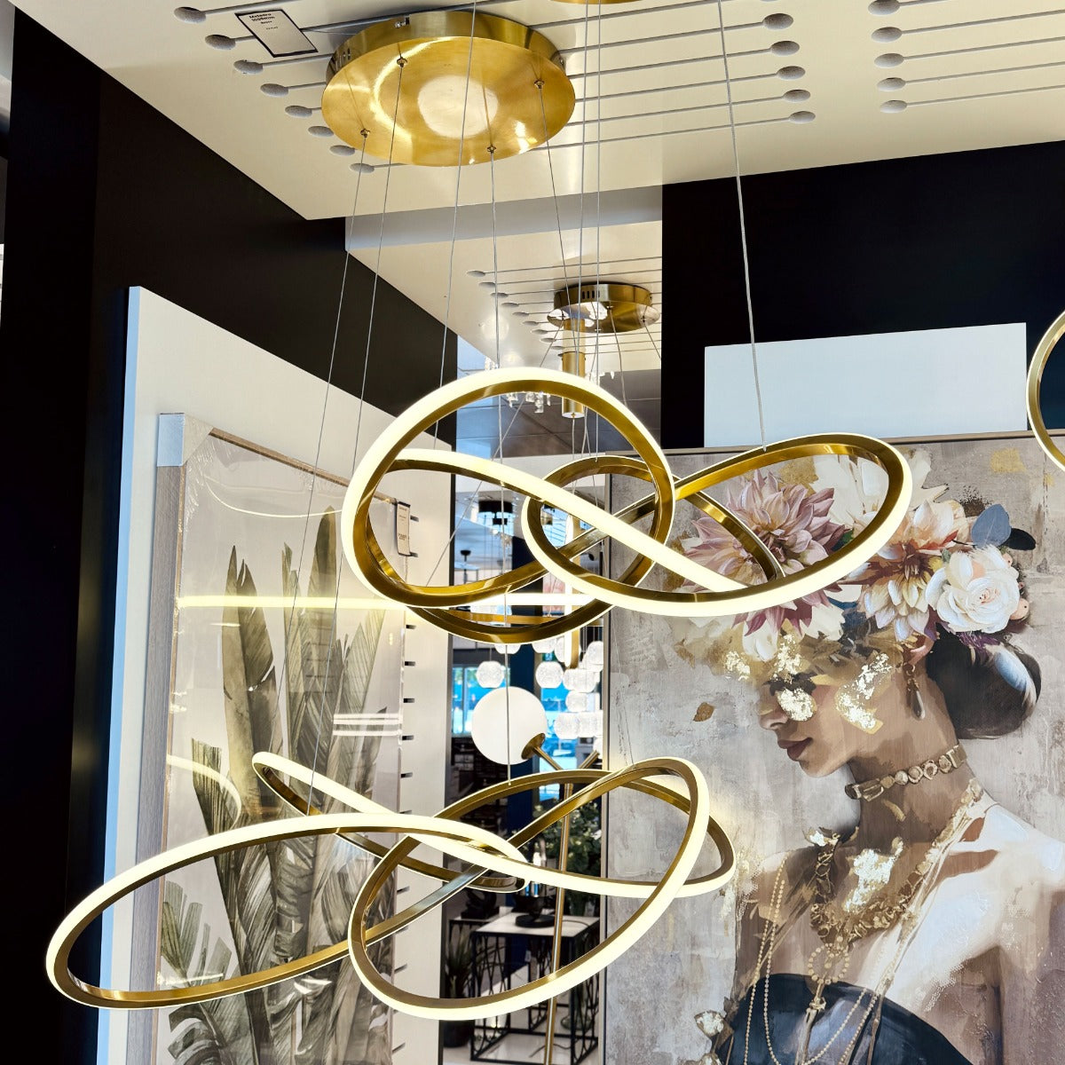 Meteora Infinity Intertwined Pendant Light 1000mm