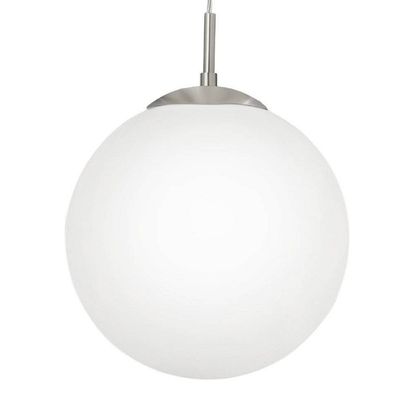 Rondo 200mm Pendant Light with Opal Glass