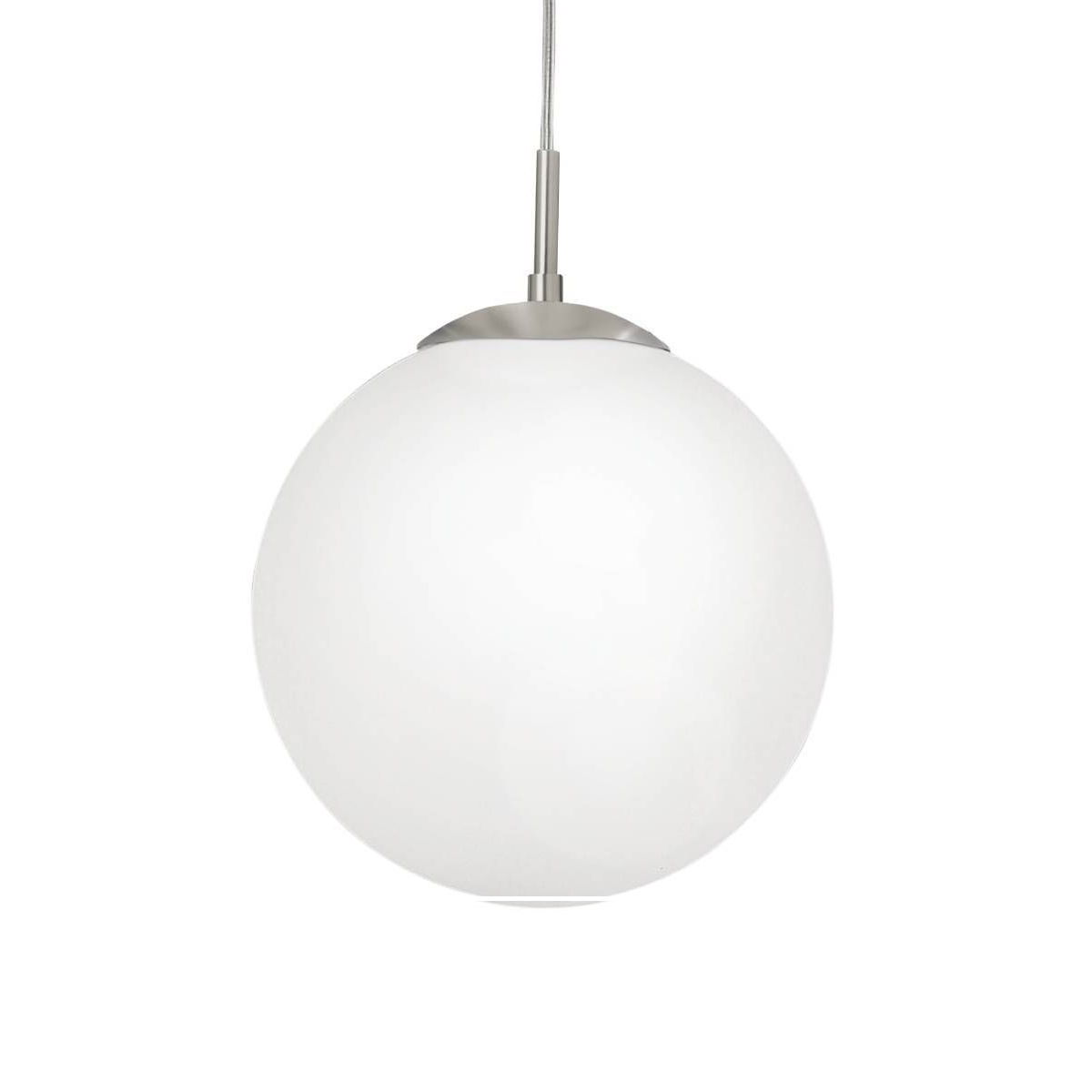 Rondo 200mm Pendant Light with Opal Glass