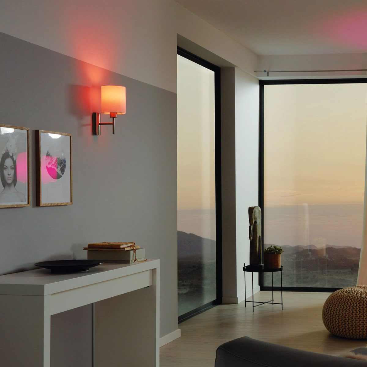 Pasteri Adjustable Goose Neck LED Wall Light with E27 Bulb