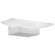 Metrass Frosted Curved Glass Wall Light