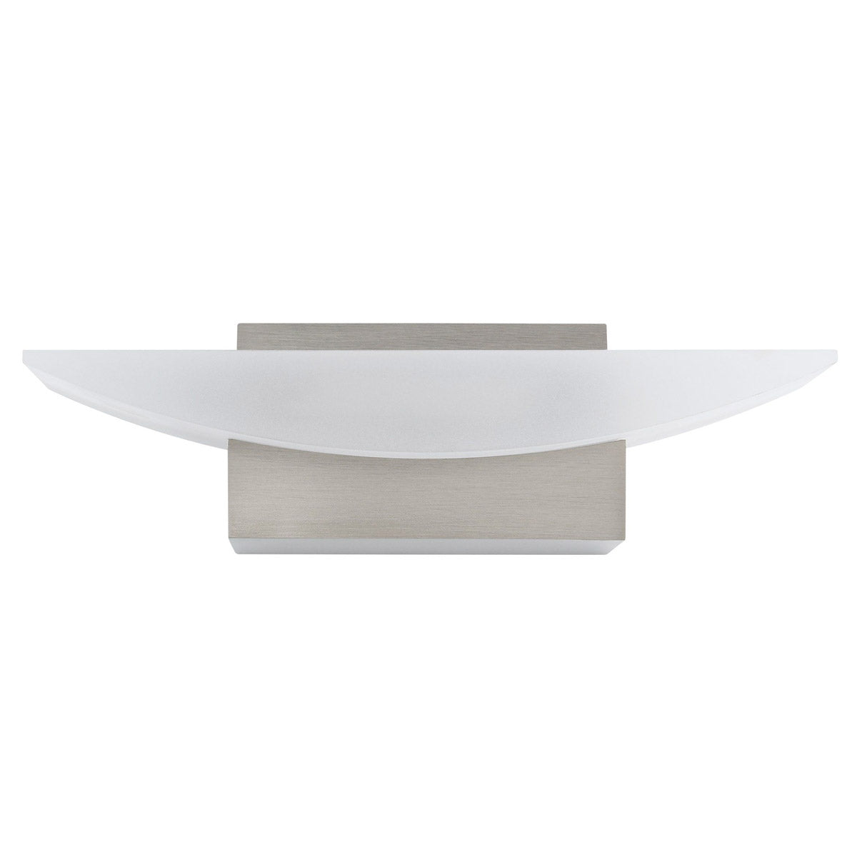Metrass Frosted Curved Glass Wall Light