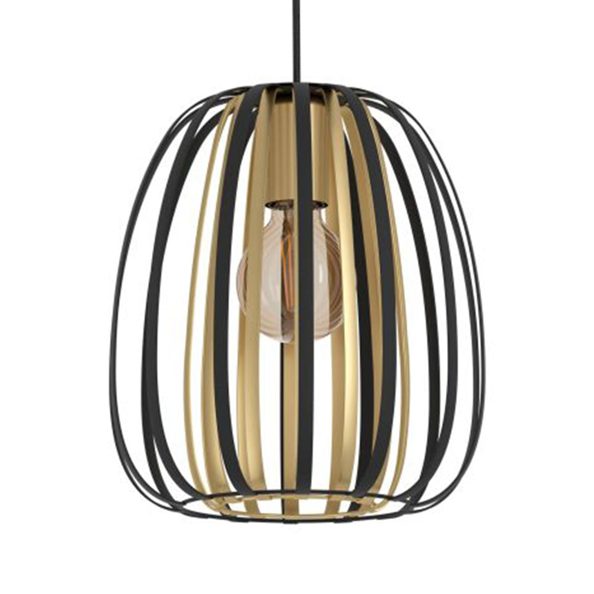 Encinitos Pendant Light - Black / Gold