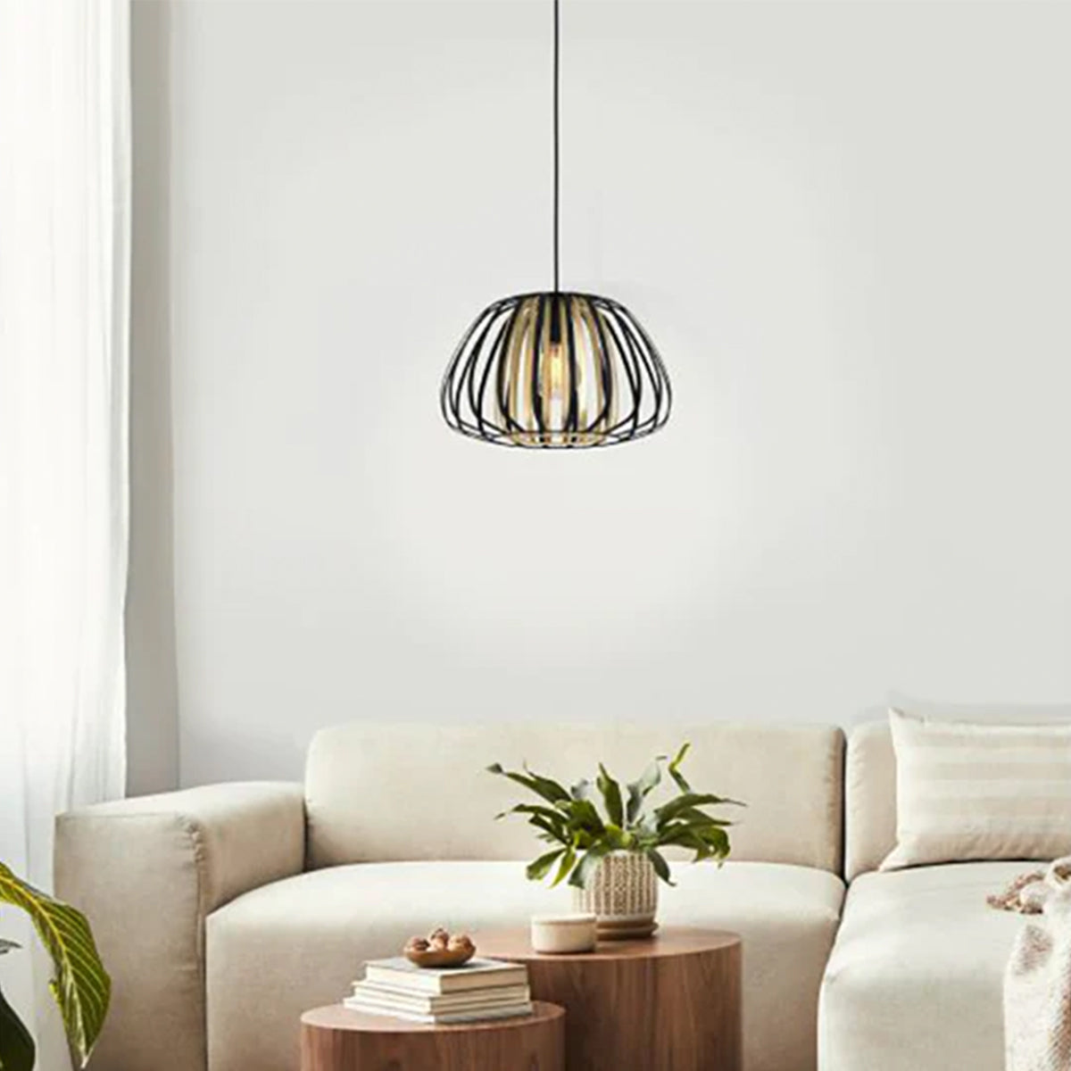 Encinitos Pendant Light - Black / Gold