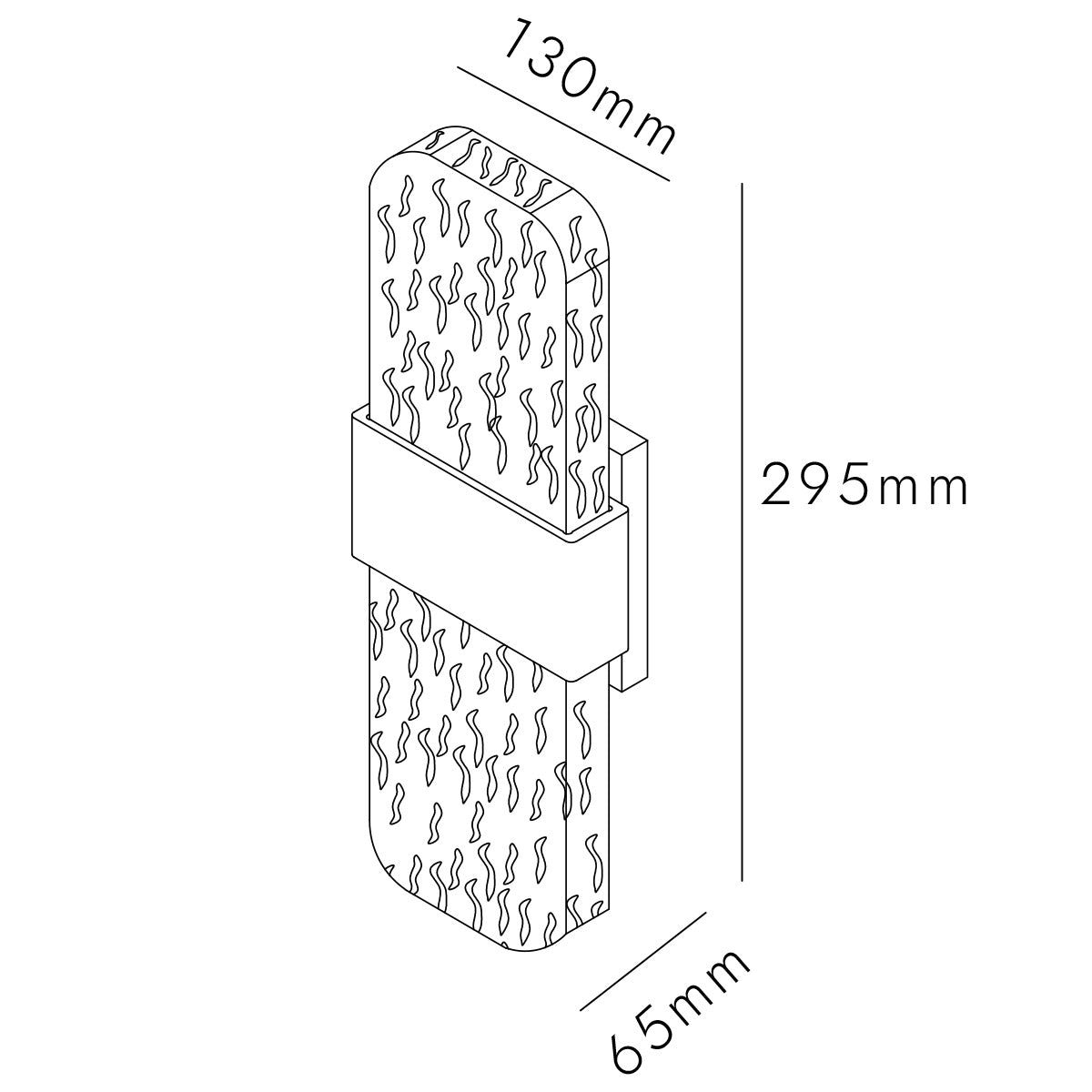 Elara Bubble Glass LED IP65 Wall Light