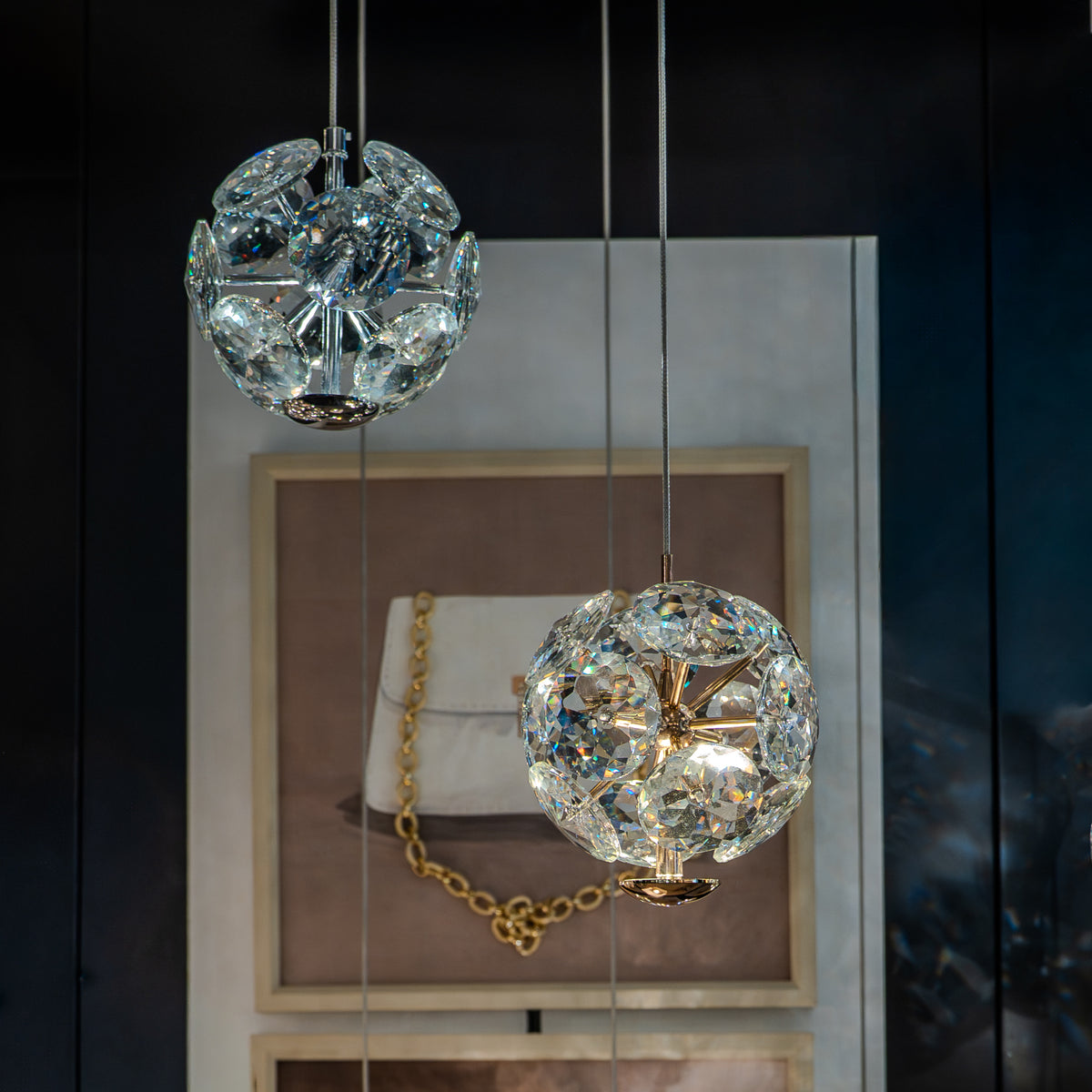Astrid Crystal Floral Pendant Light - 150mm Dimmable