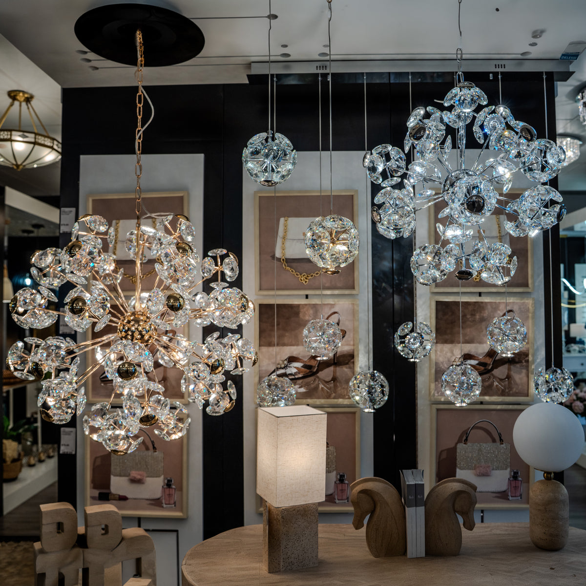 Astrid Crystal Floral Pendant Light - 150mm Dimmable