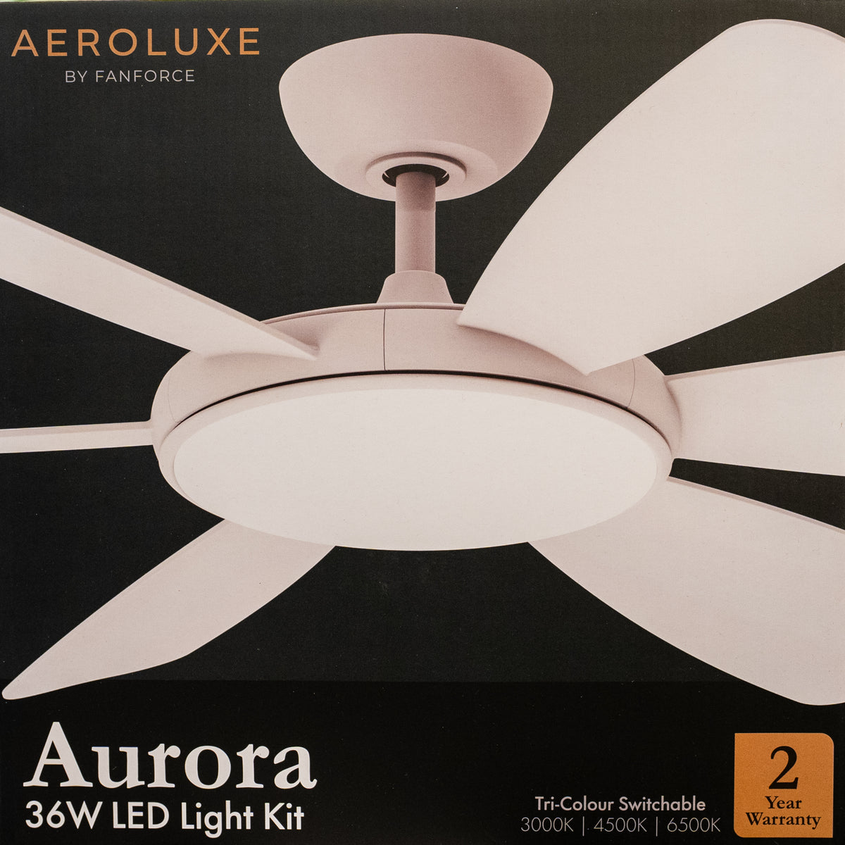 Aurora 36W LED Light Kit for DC Ceiling Fan