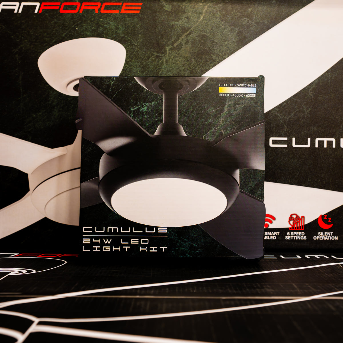 Cumulus 24W LED Light Kit for DC Ceiling Fan