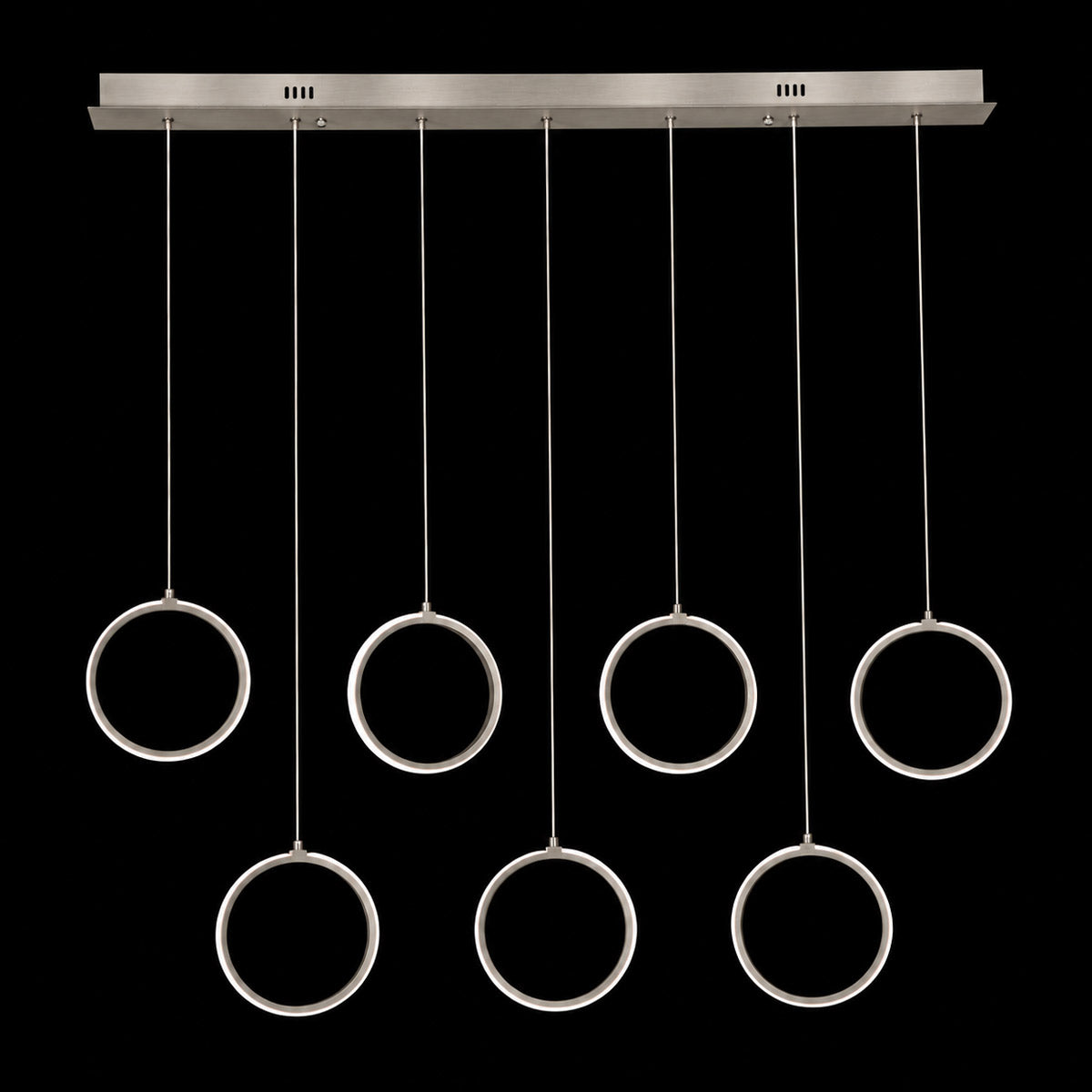 Bolla Linear 7 Ring LED Pendant Light