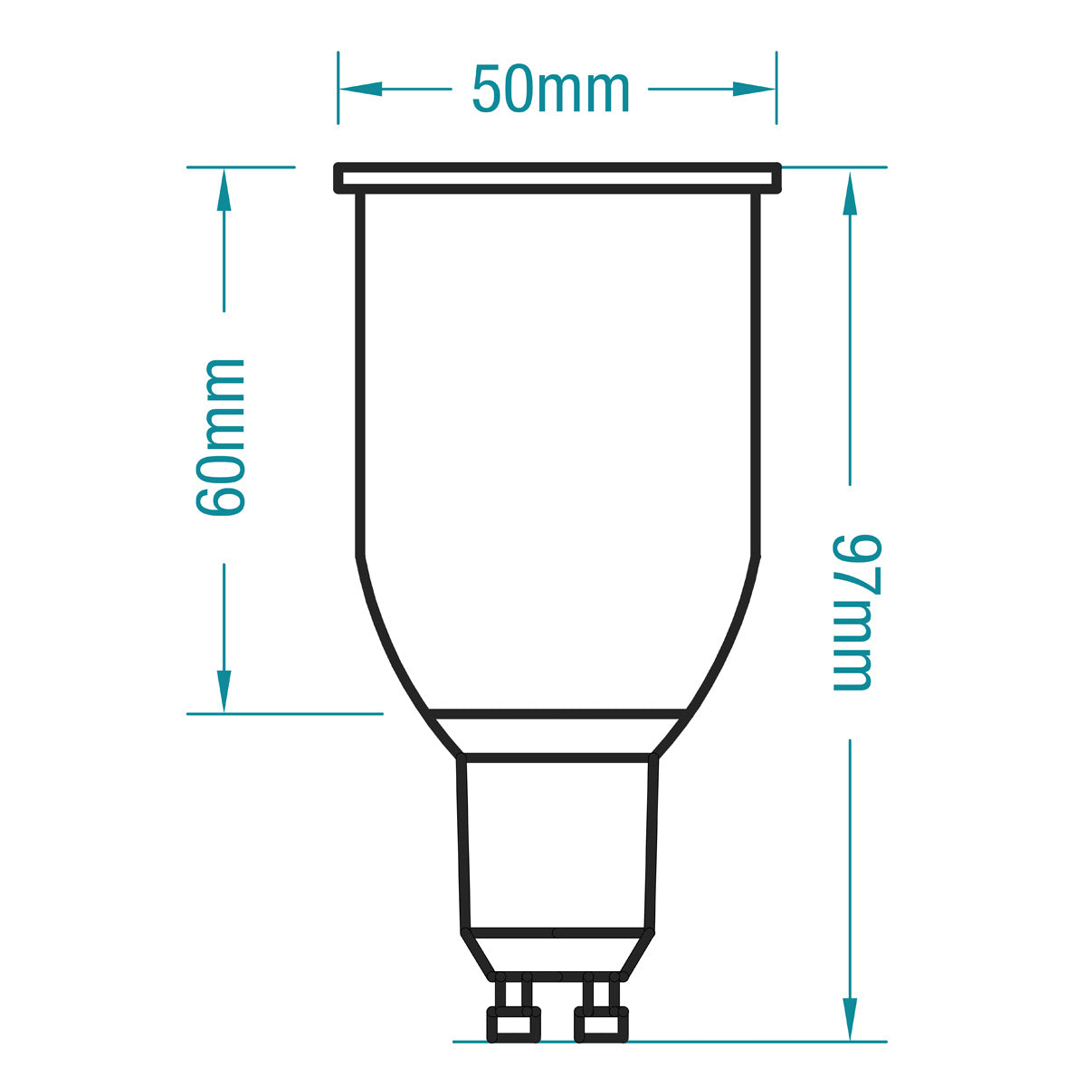 GU10 Globe LED Boss 9W