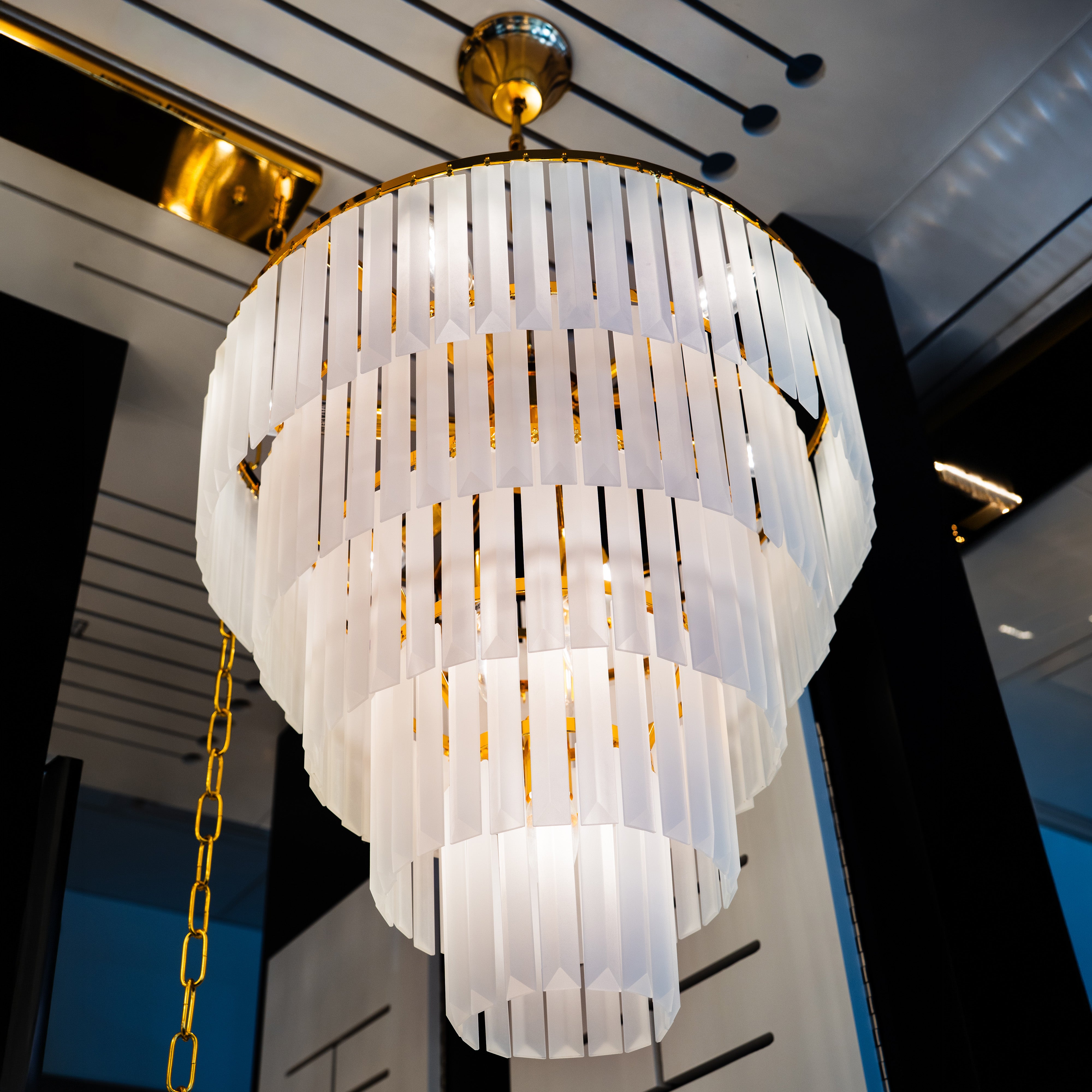 Marinello Round Tier Crystal Chandelier