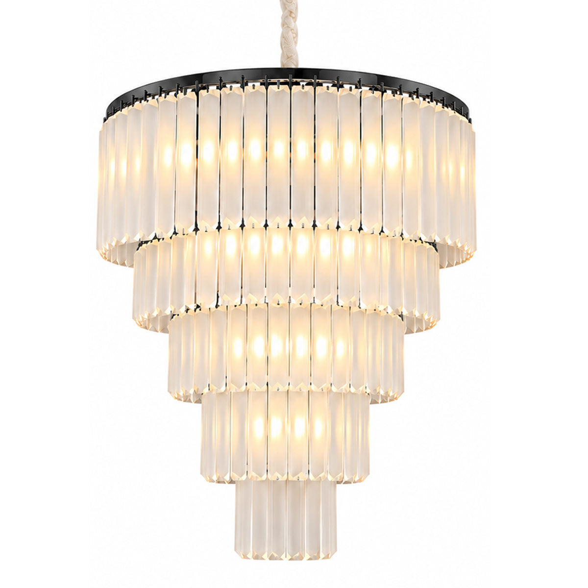Marinello Round Tier Crystal Chandelier