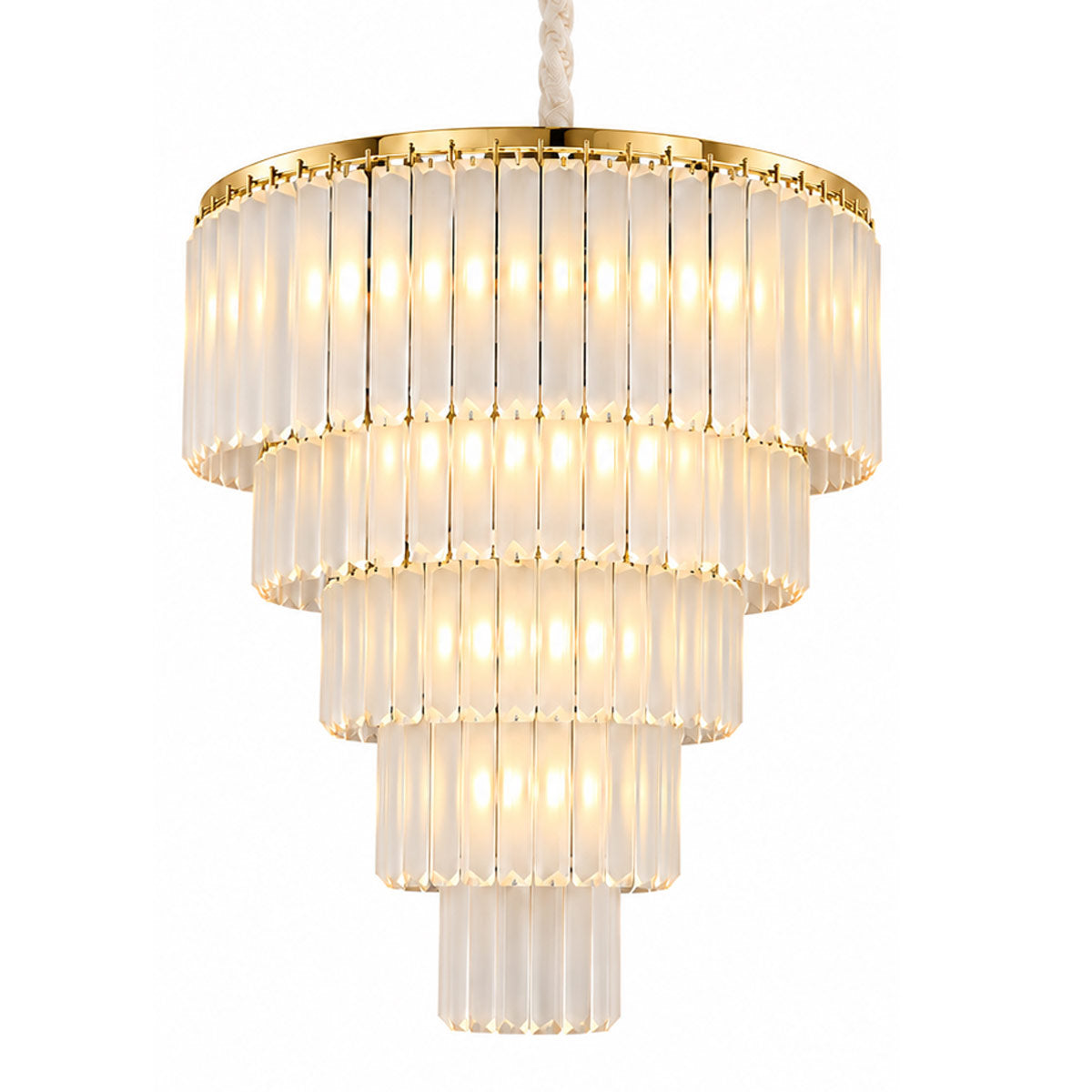 Marinello Round Tier Crystal Chandelier