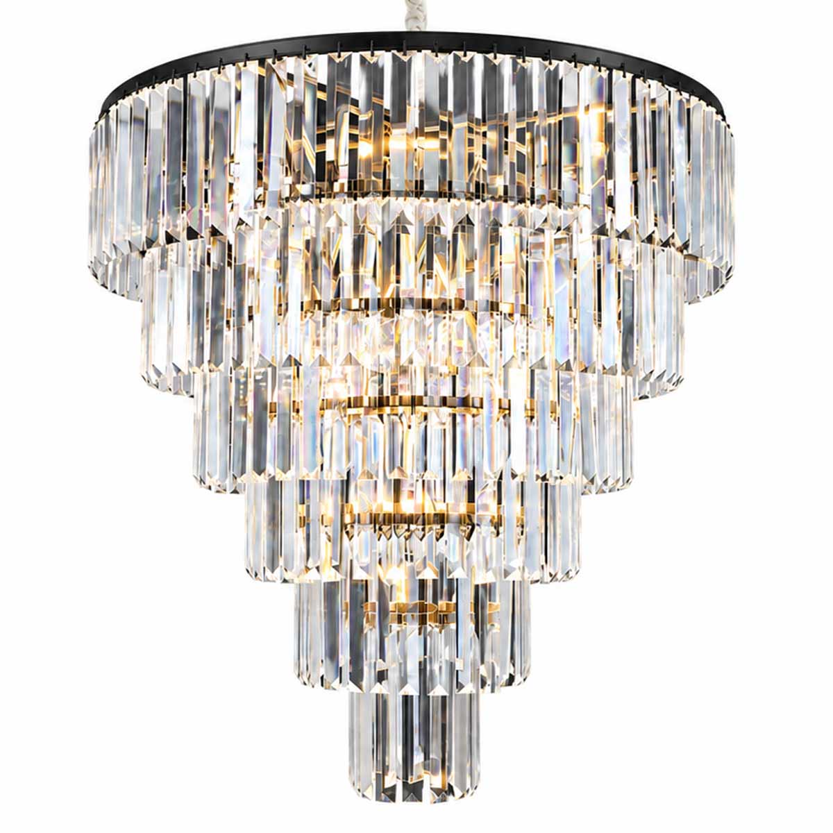 Marinello Round Tier Crystal Chandelier