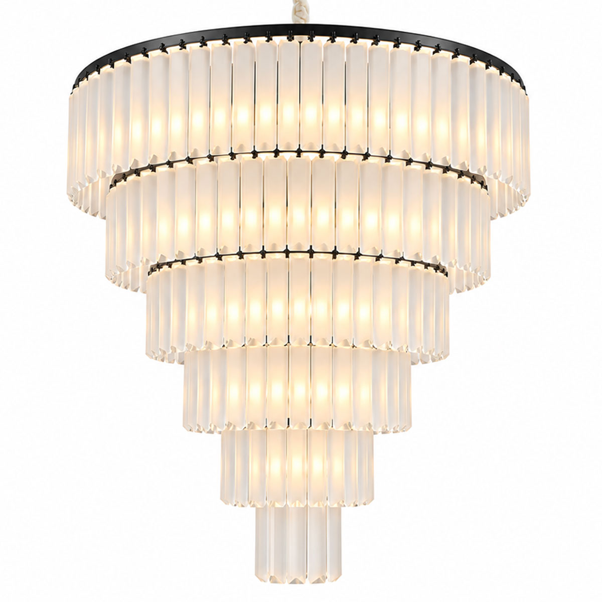 Marinello Round Tier Crystal Chandelier